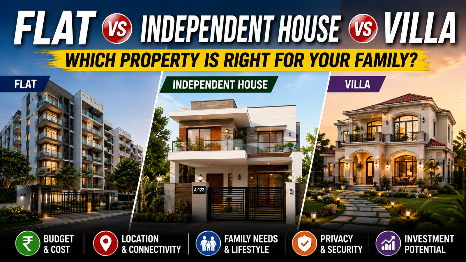 Flat-vs-Independent-House-vs-Villa-Which-Property-Is-Right-for-Your-Family.