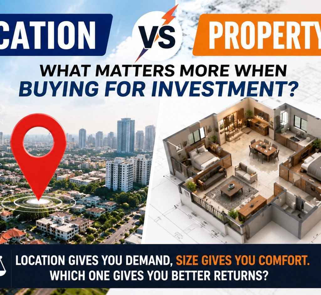 Location vs property size What matters more when buying for investment