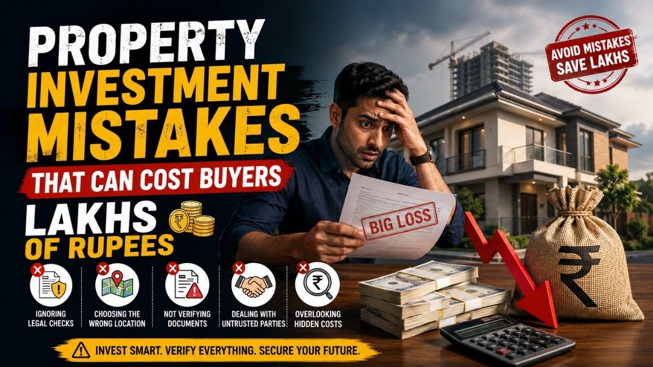 Property investment mistakes that can cost buyers lakhs of rupees