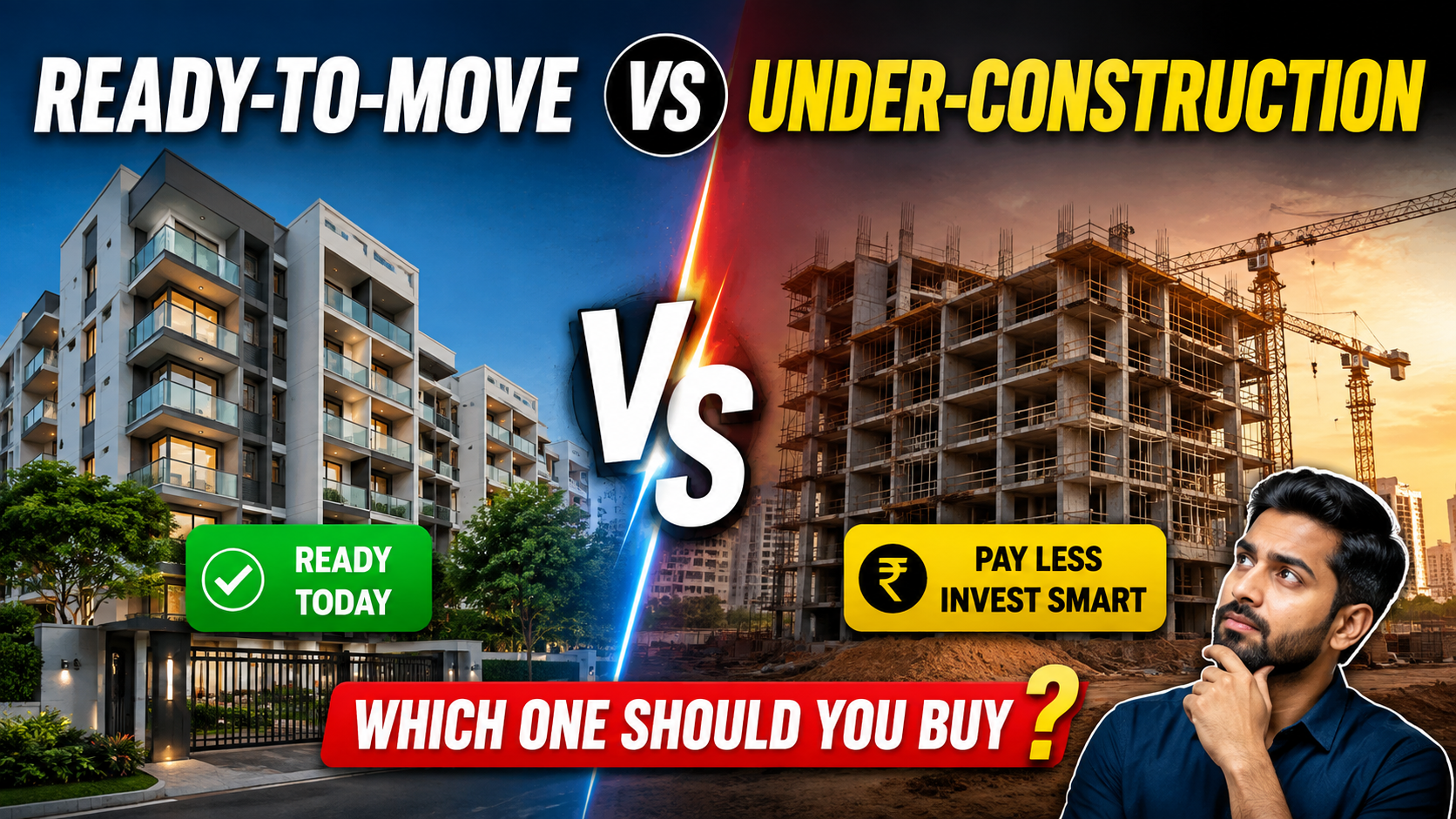 Ready-to-Move vs Under-Construction Property Which One Should You Buy