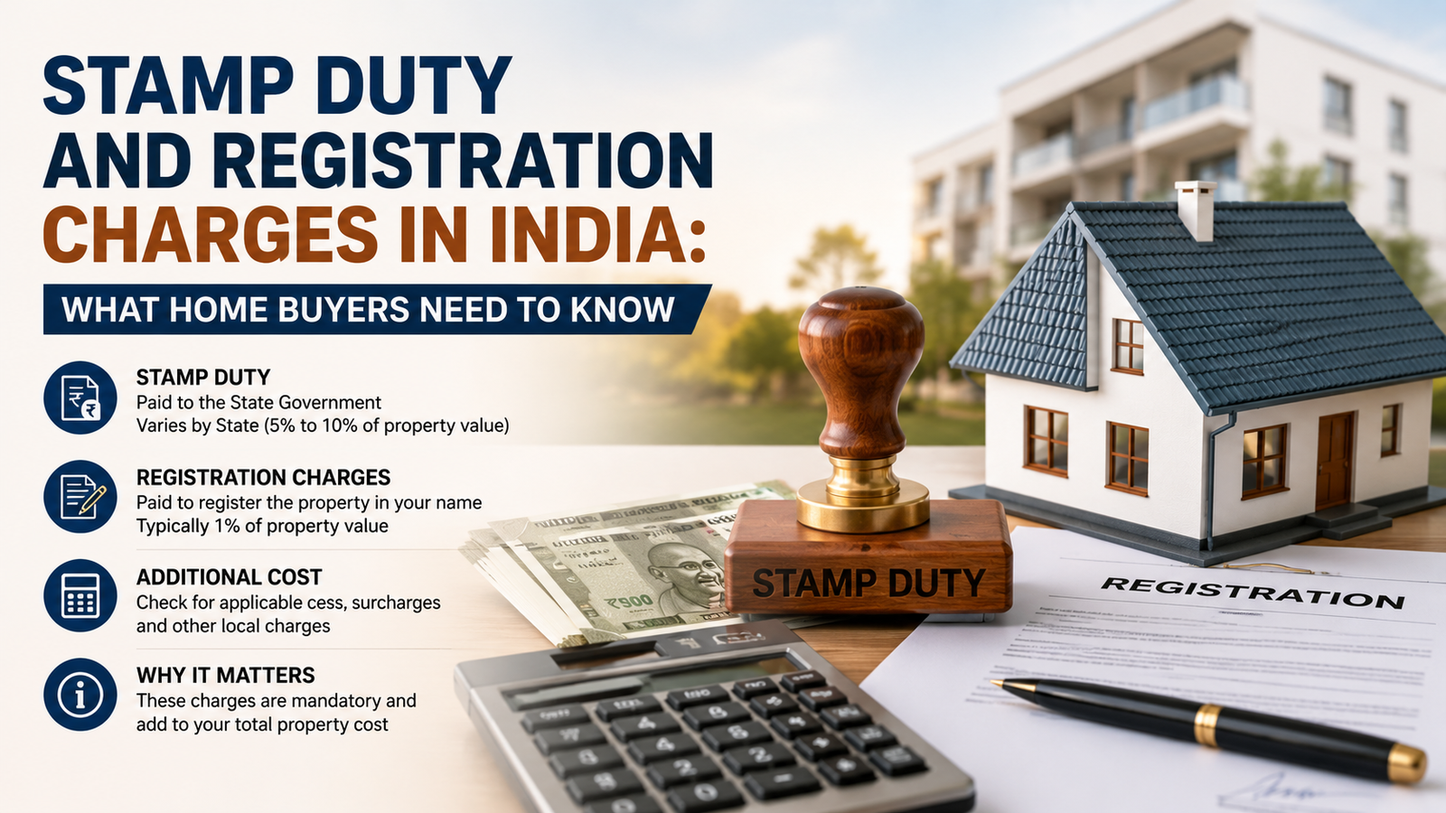 Stamp duty and registration charges in India: What home buyers need to know