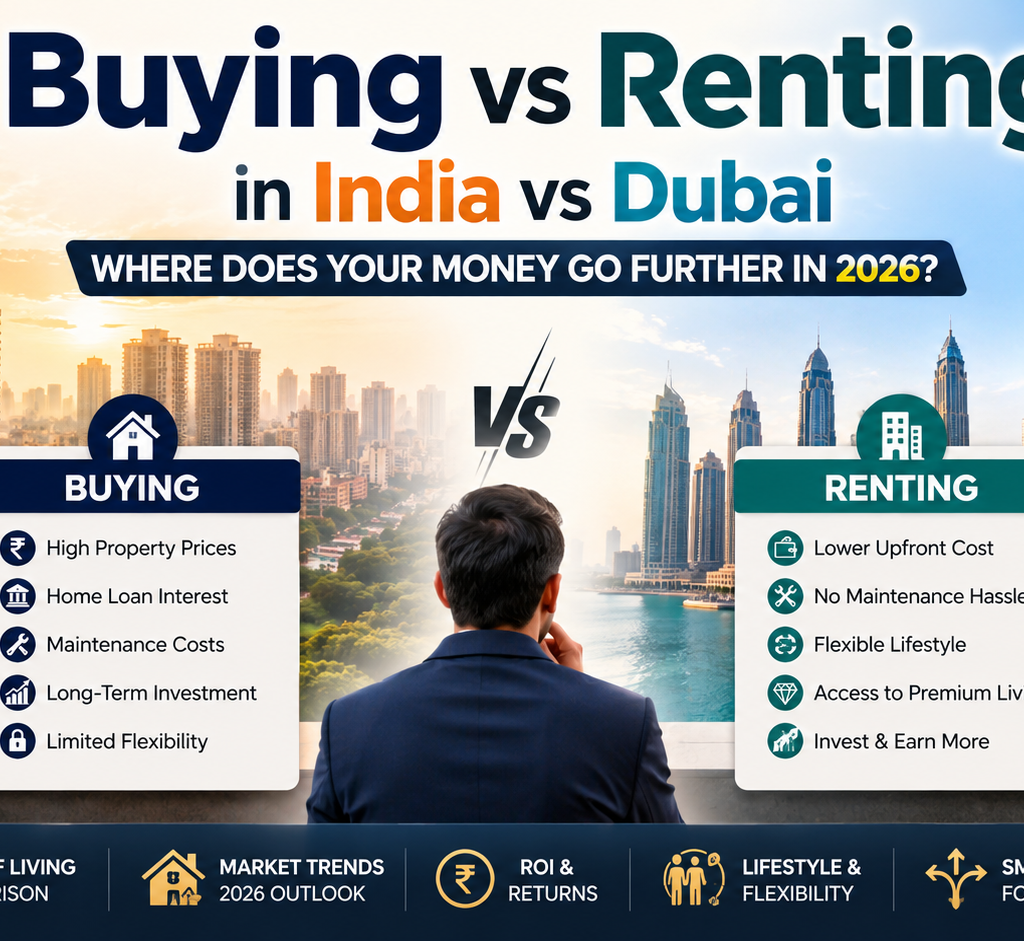 Buying vs Renting in India vs Dubai: Where Does Your Money Go Further in 2050?