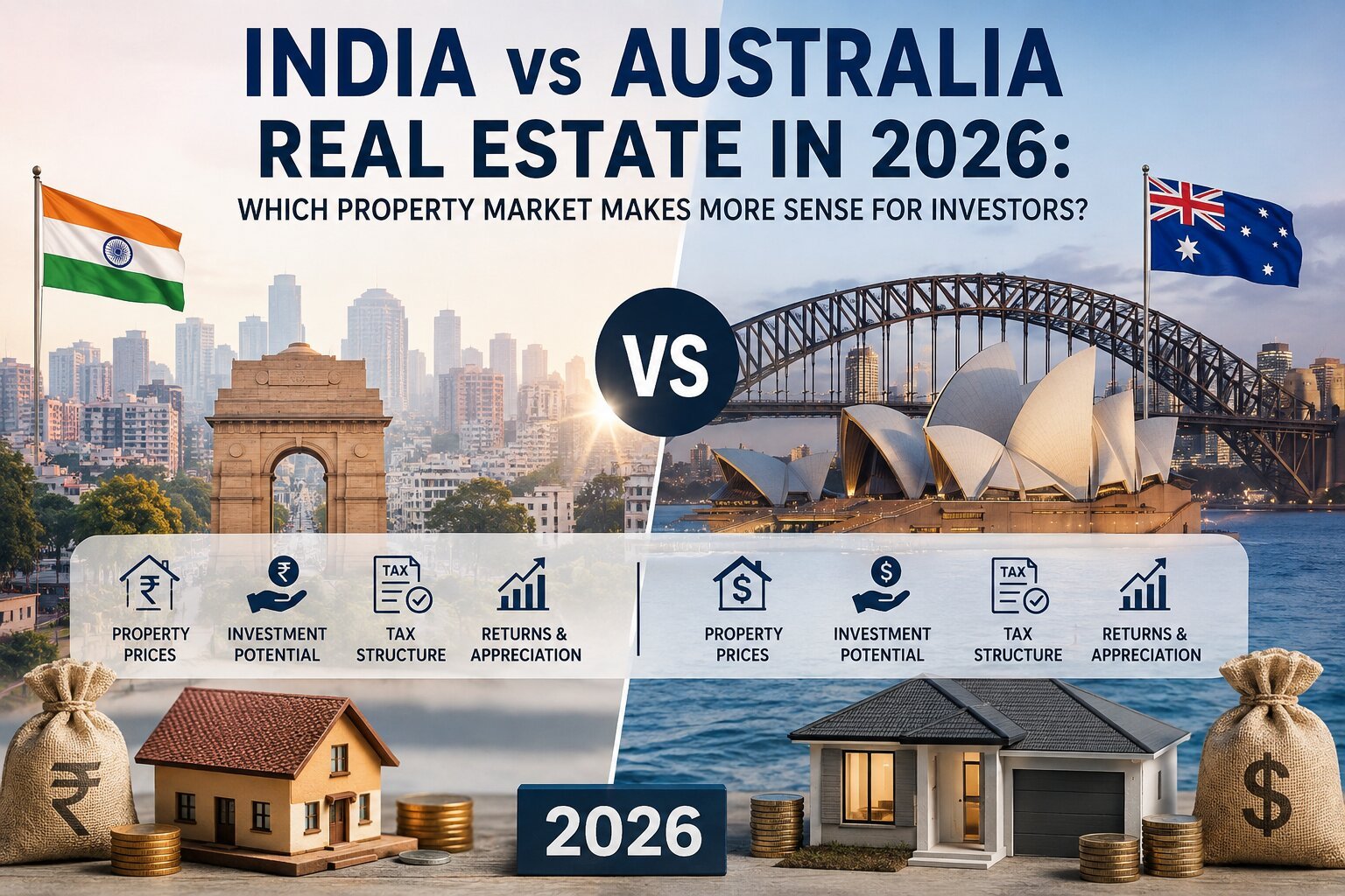 India vs Australia Real Estate 2026